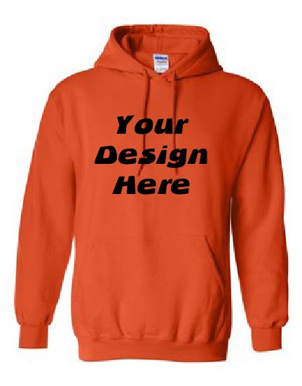 Custom Adult Hooded Sweatshirt