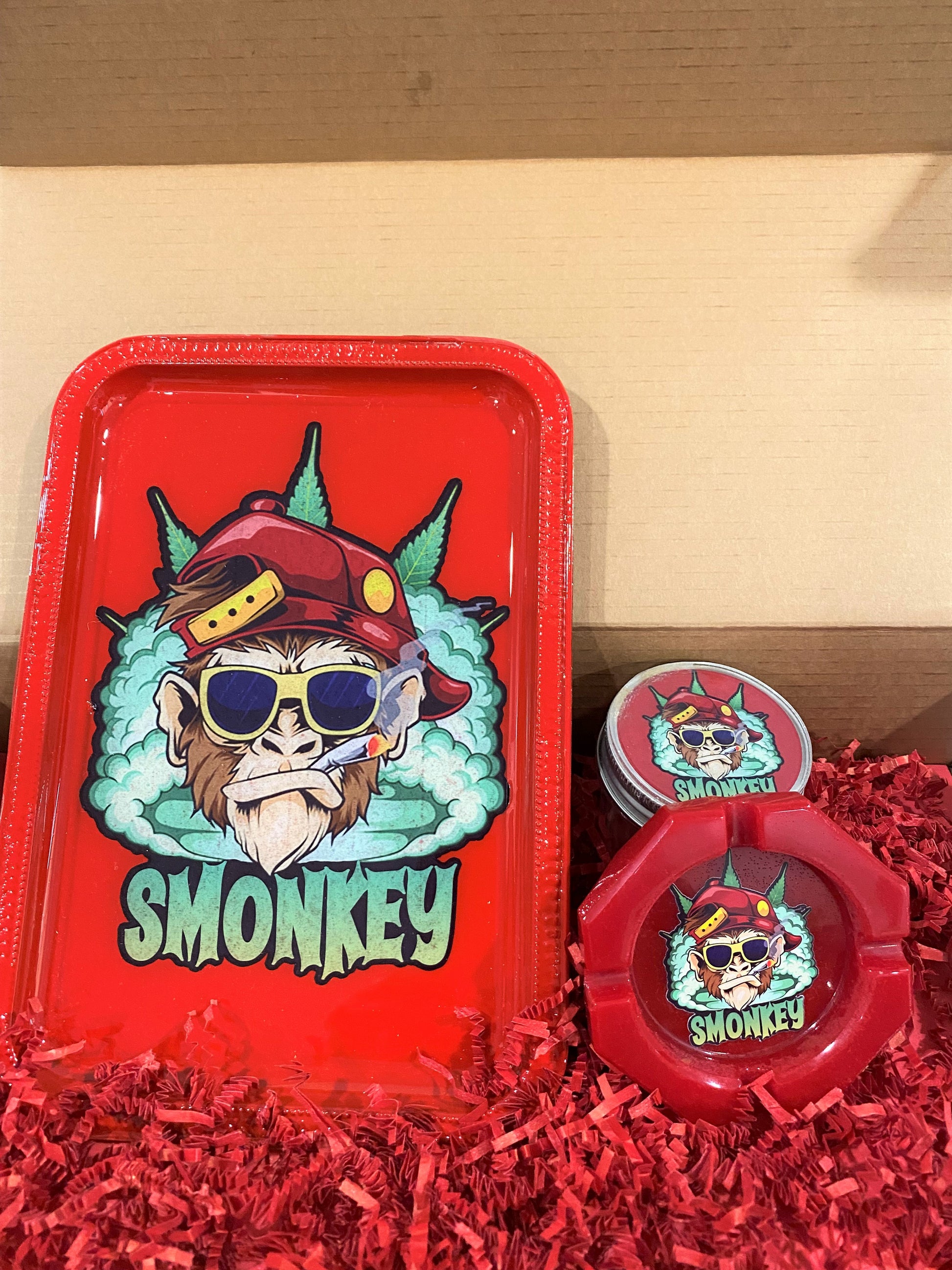 Smonkey Rolling Tray Set