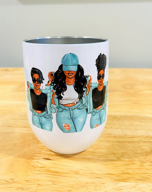 3 Sistas Wine Tumbler