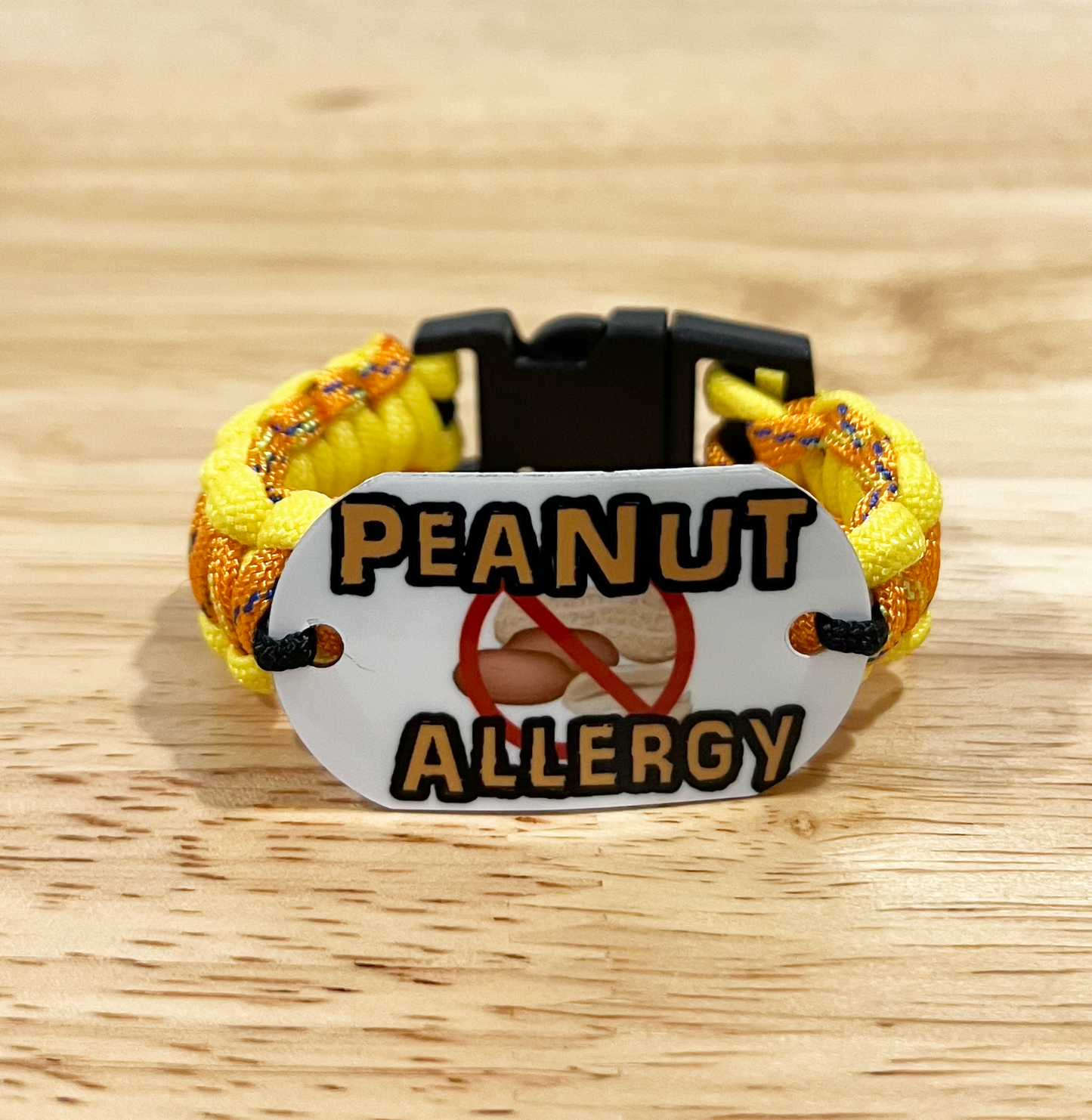Peanut Allergy Paracord Bracelet