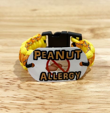 Peanut Allergy Paracord Bracelet