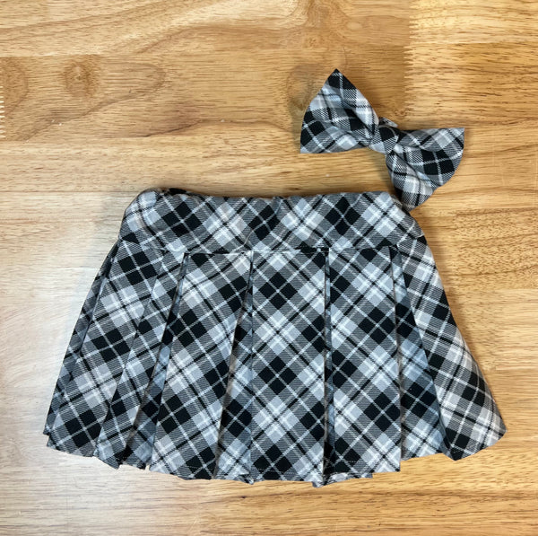 Messy Bun Skirt Set