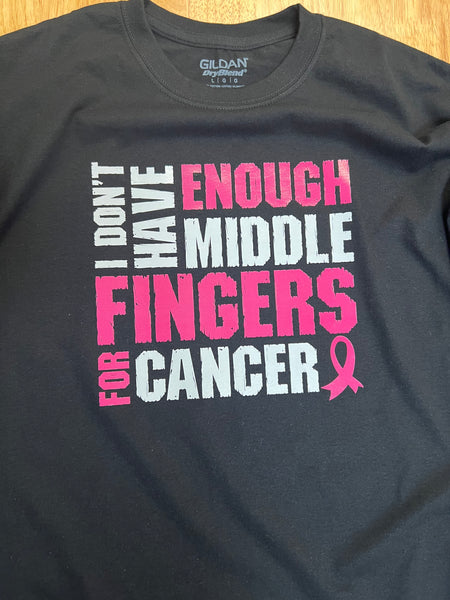 I Don’t Have Enough Fingers Breast Cancer Awareness Tee
