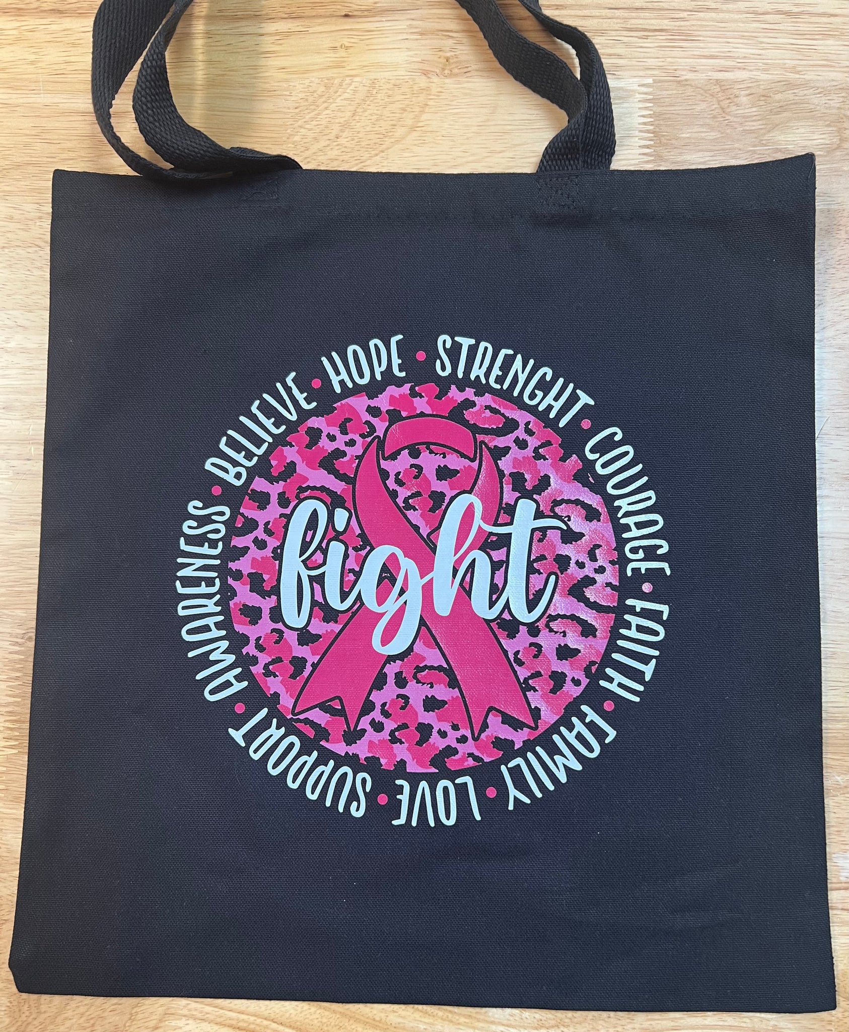 Breast Cancer Awareness Fight Tote bag