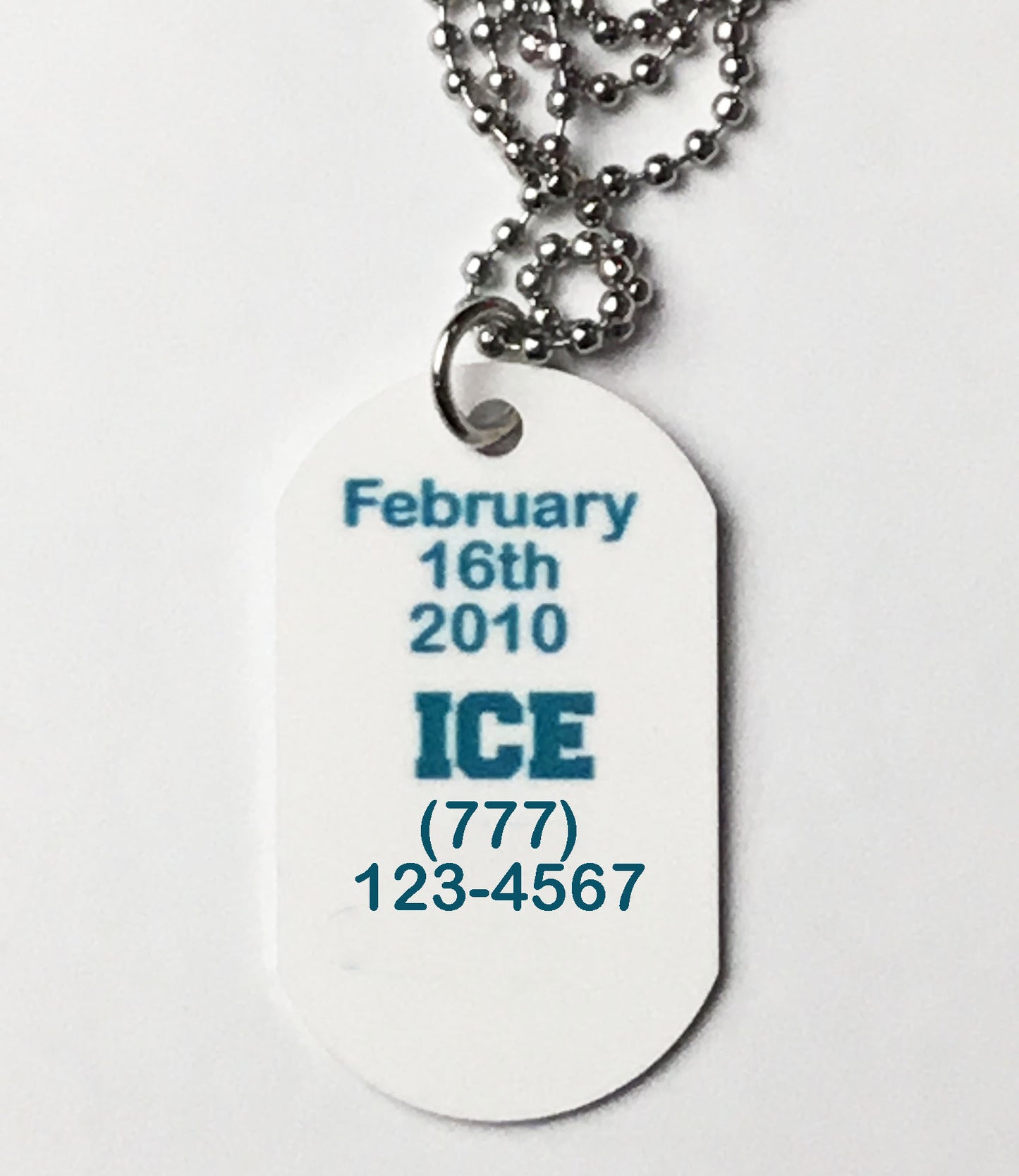 Multiple Sclerosis Awareness Dog Tag Necklace