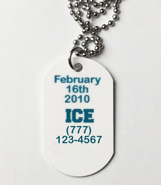 Down Syndrome Awareness Dog Tag Necklace