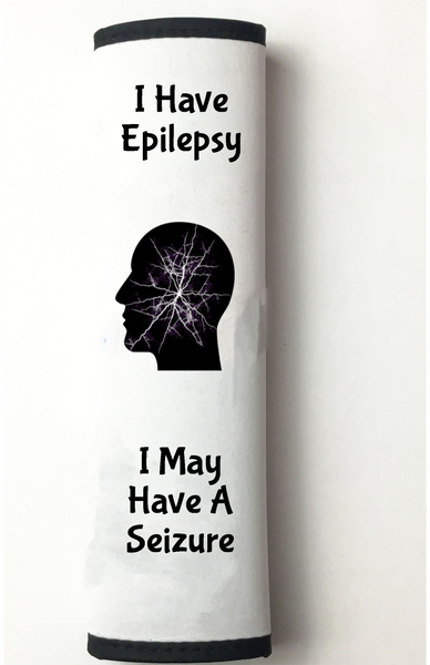 Epilepsy Black Seat Belt Cover