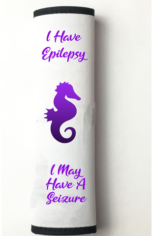 Epilepsy Purple Seat Belt Cover