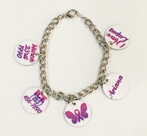 Lupus Awareness Charm Bracelet