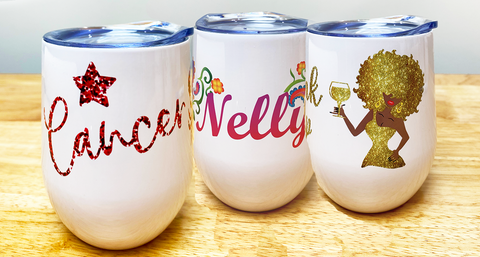 Customizable Wine Tumbler